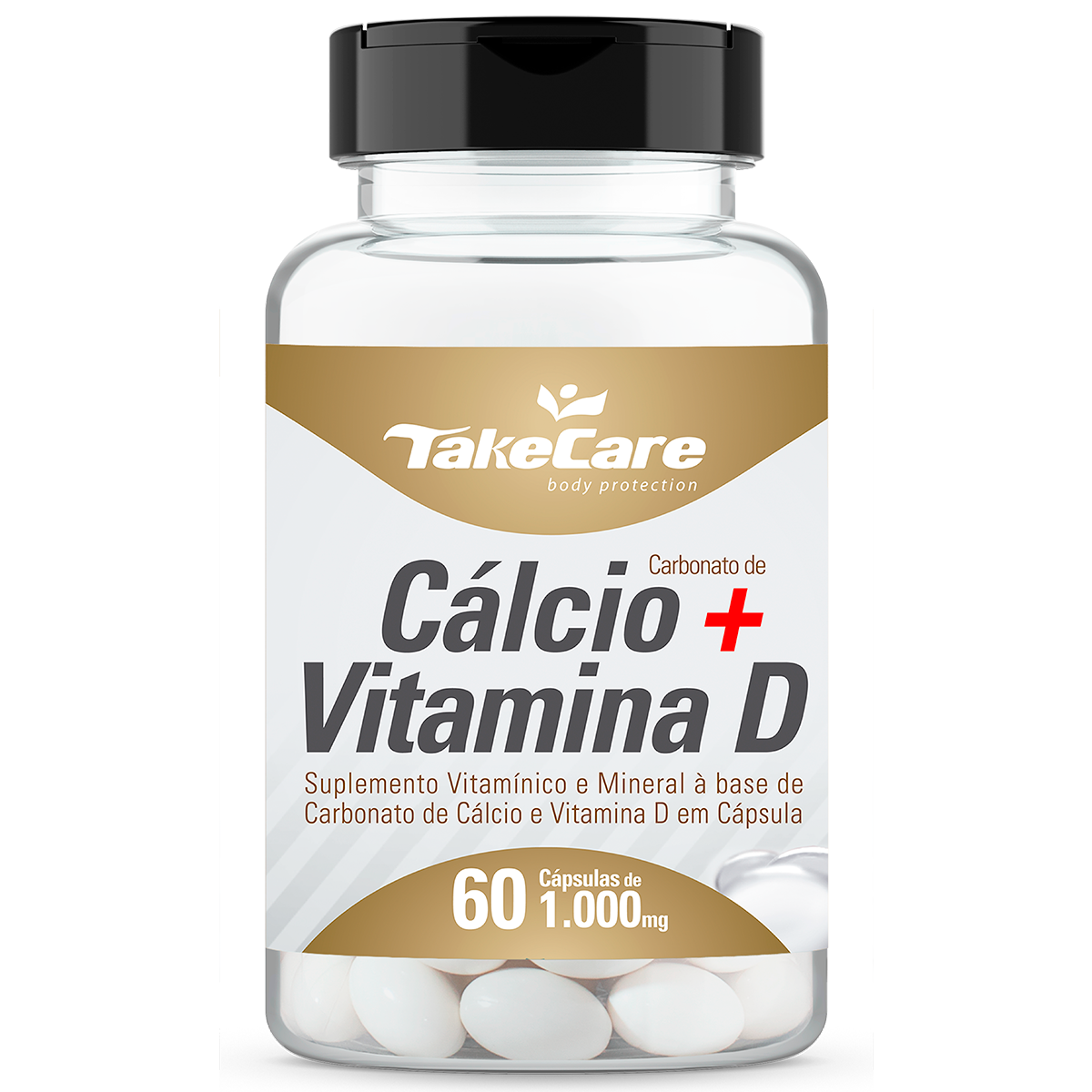 CALCIUM + D VITAMIN - 60 CAPSULES 1000 mg