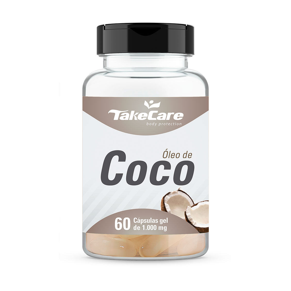 ÓLEO DE COCO - 60 CÁPSULAS - 1.000 MG