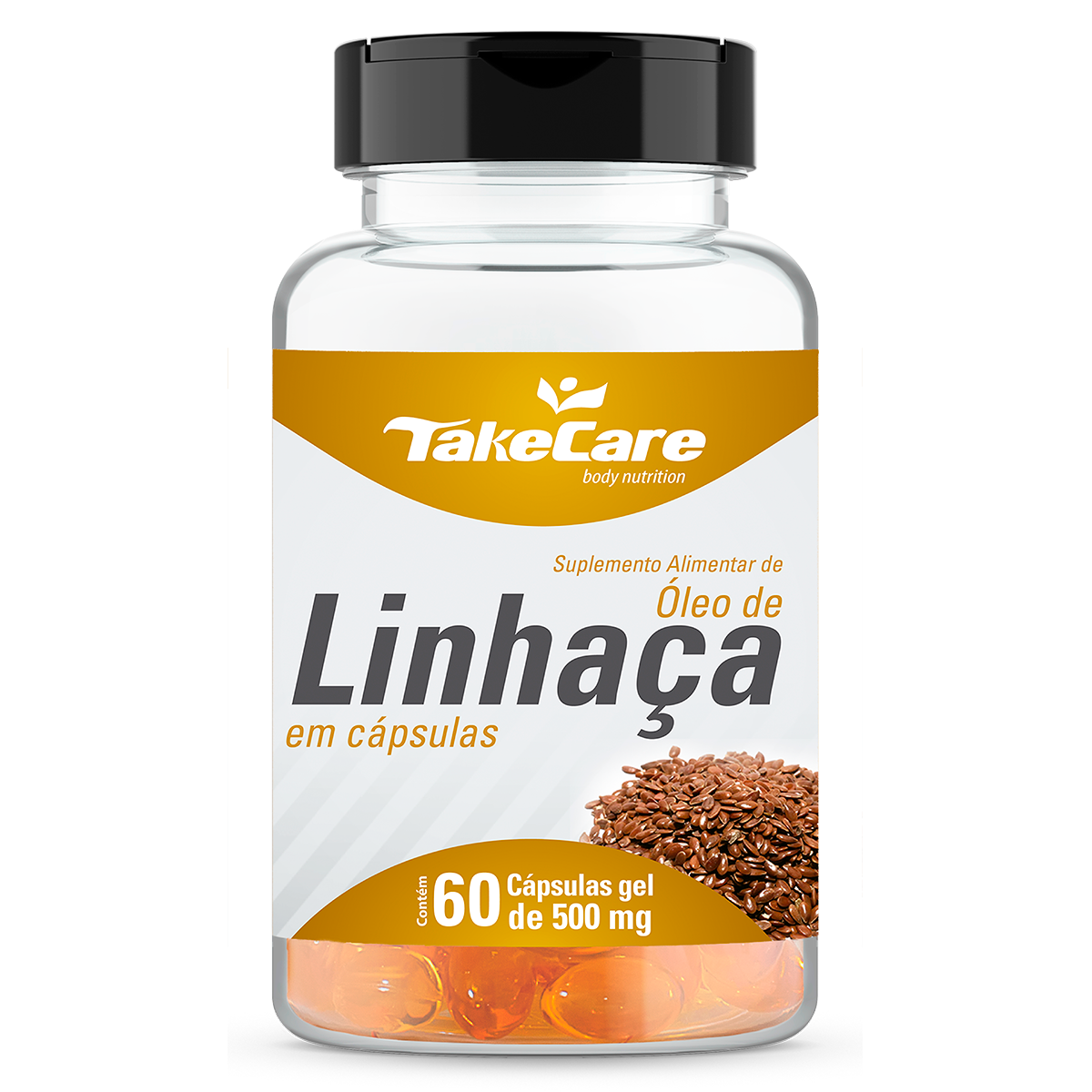ÓLEO DE LINHAÇA - 60 CÁPSULAS - 500MG