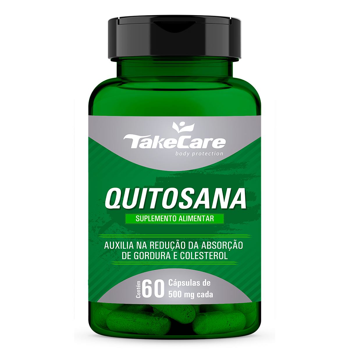 QUITOSANA - 60 CÁPSULAS - 500 MG